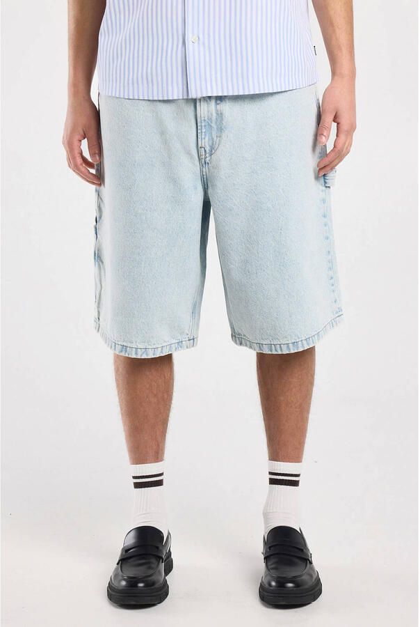 America Today denim baggy short blauw
