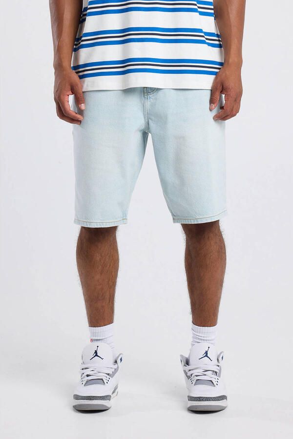 America Today denim regular short blauw