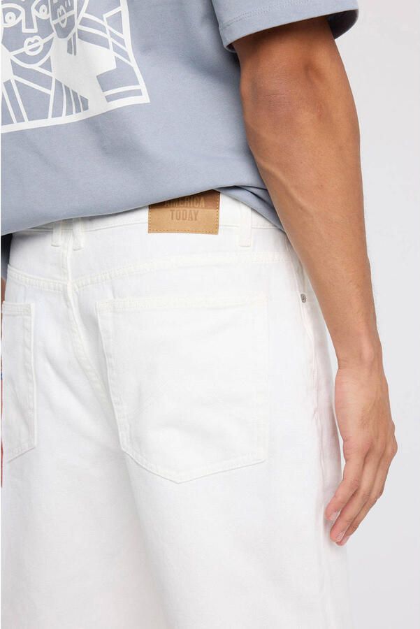 America Today denim regular short wit - Foto 3