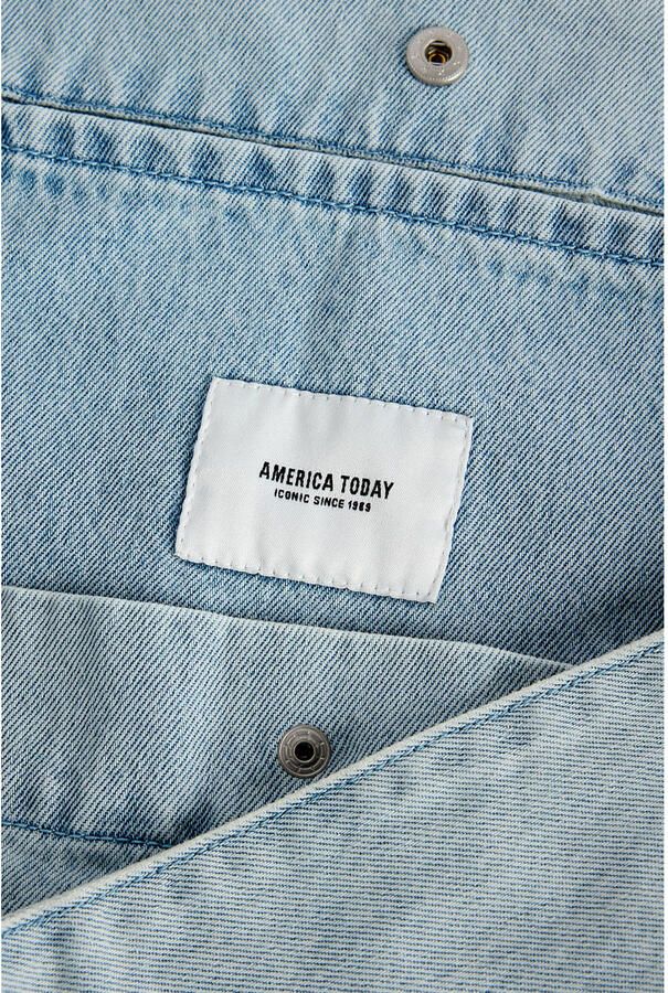 America Today denim shopper blauw - Foto 2