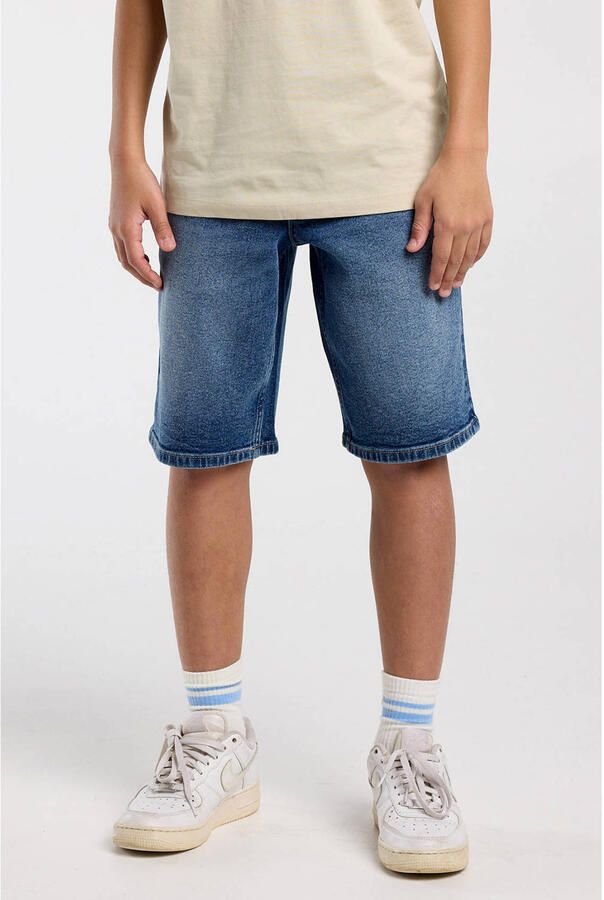 America Today denim short dark blue denim