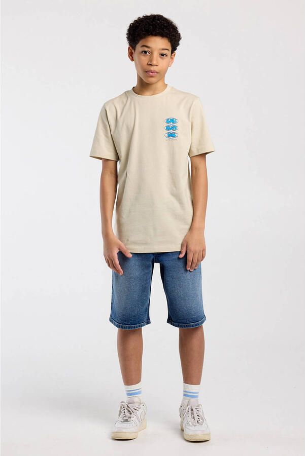 America Today denim short dark blue denim - Foto 3