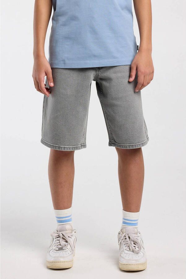 America Today denim short grey denim