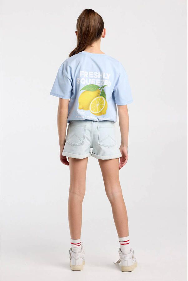 America Today denim short light blue denim - Foto 2