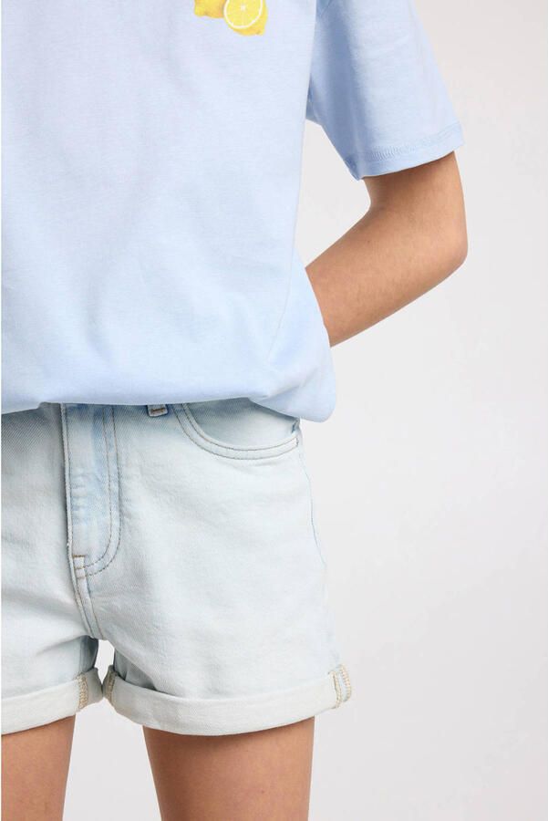 America Today denim short light blue denim - Foto 3