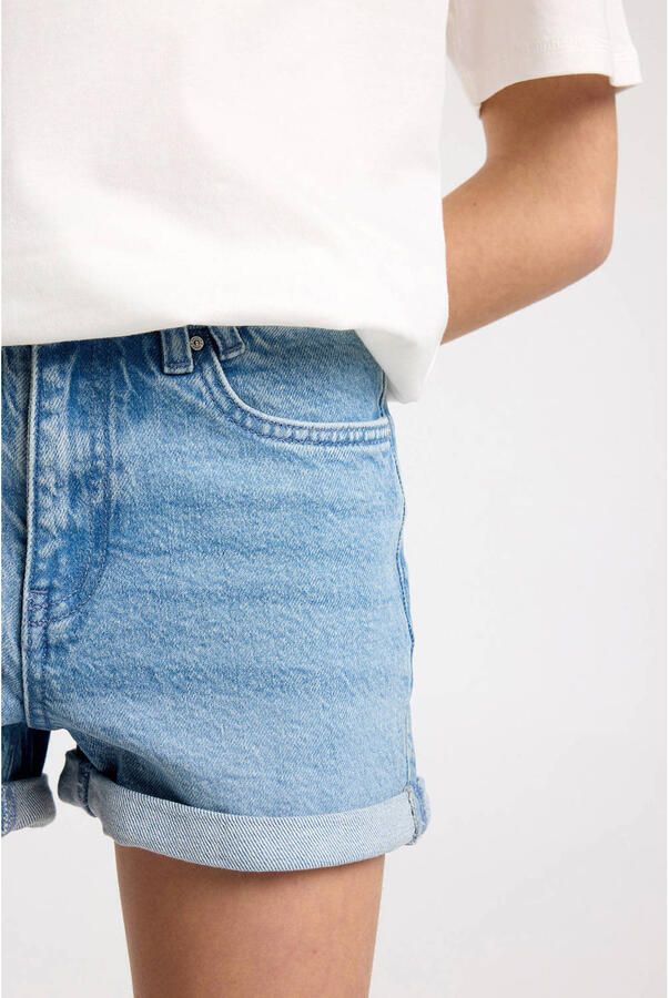 America Today denim short medium blue denim - Foto 2