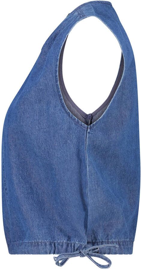 America Today denim top blauw - Foto 3