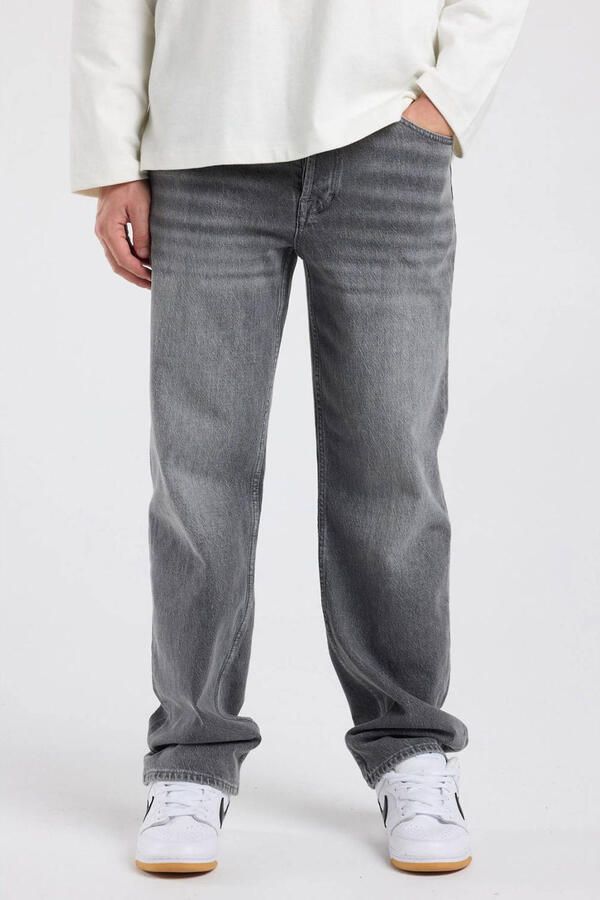 America Today Dexter straight leg jeans grijs