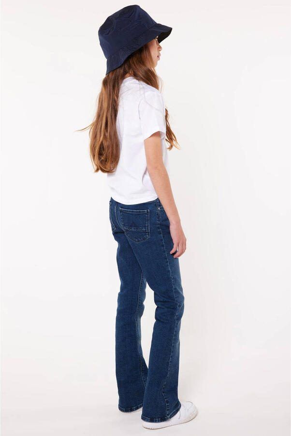 America Today flared jeans Emily Flare Jr dark blue denim Blauw Meisjes Stretchdenim 134 140 - Foto 2
