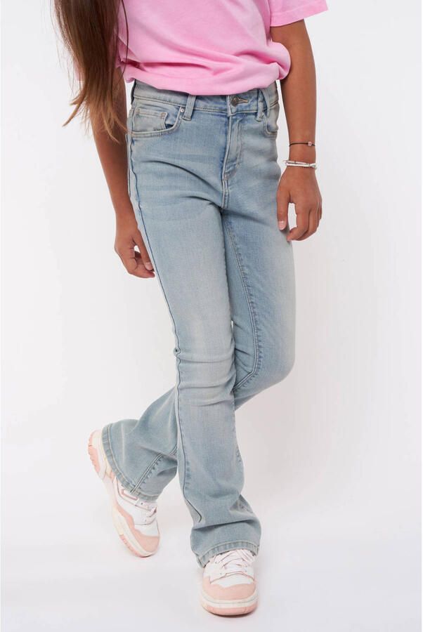 America Today flared jeans Emily Flare Jr light used Blauw Meisjes Stretchdenim 146 152 - Foto 2