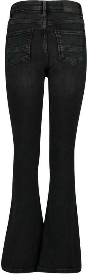 America Today flared jeans Emily Flare Jr washed black Zwart Meisjes Stretchdenim 134 140