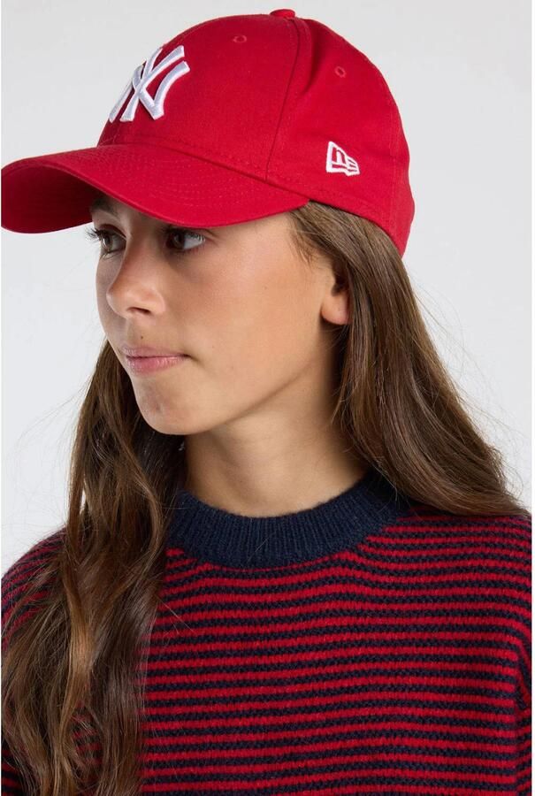America Today gebreide gestreepte trui rood donkerblauw - Foto 2