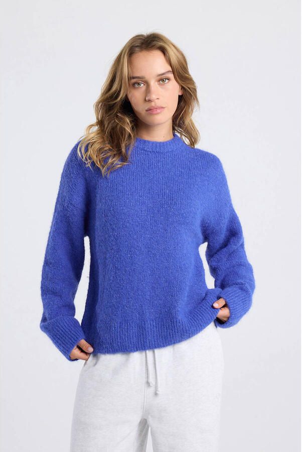 America Today gebreide trui blauw