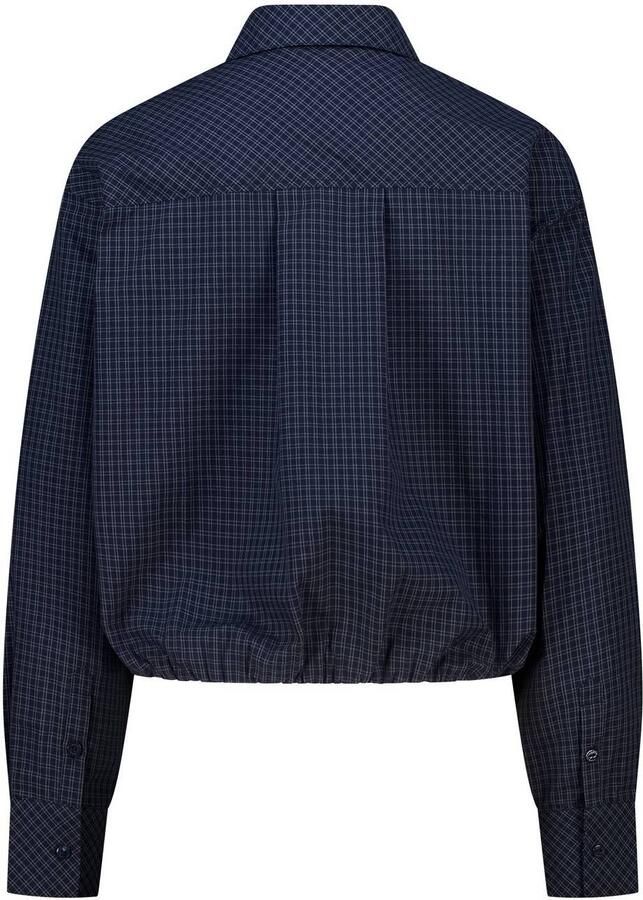 America Today geruite blouse blauw - Foto 2