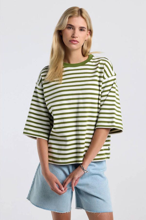 America Today gestreept T-shirt