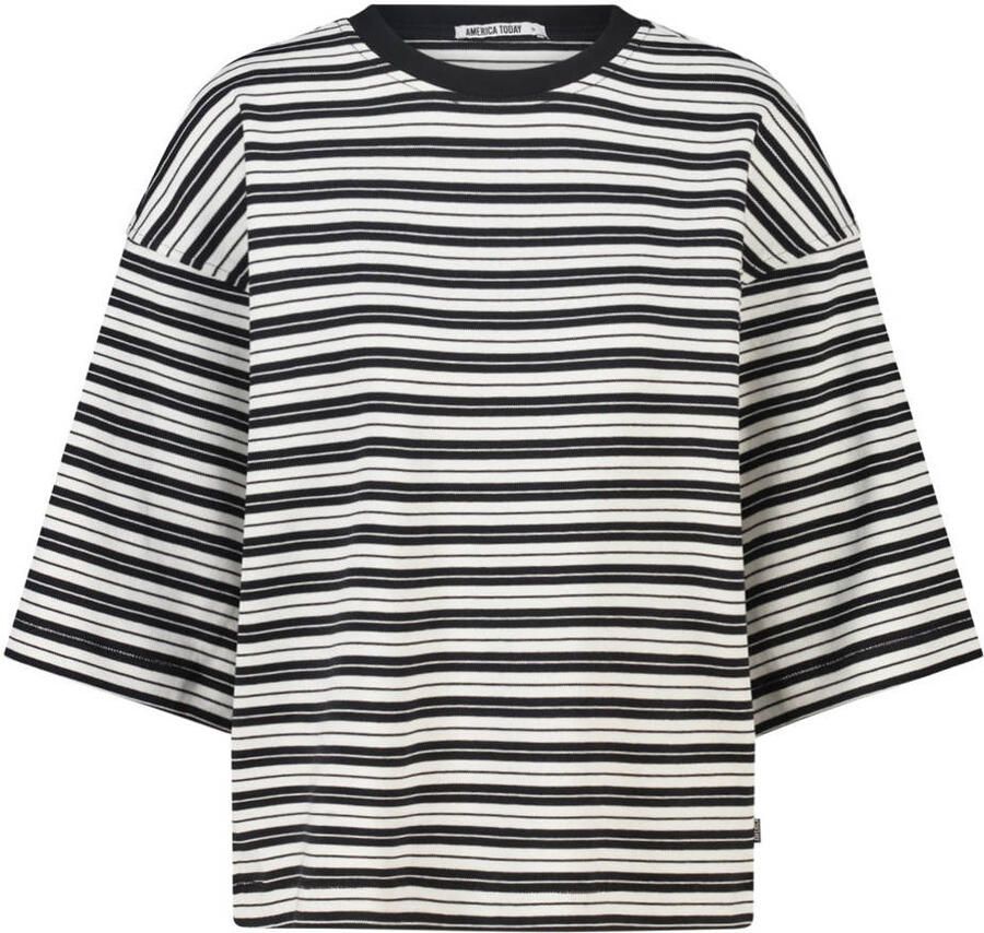 America Today gestreept T-shirt - Foto 2