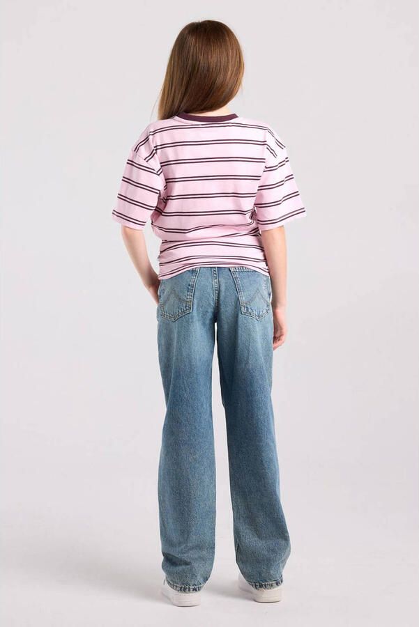 America Today gestreept T-shirt roze - Foto 2