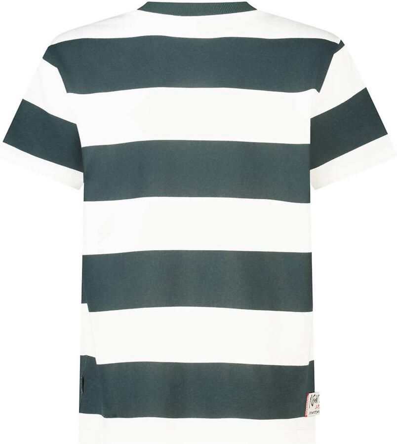 America Today gestreept T-shirt wit - Foto 2