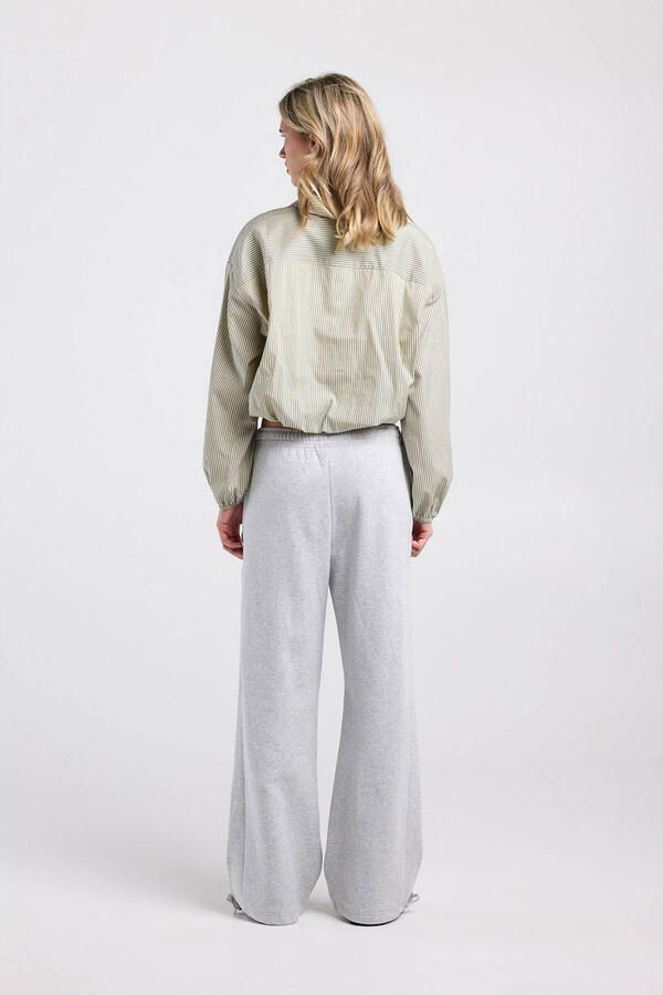America Today gestreepte blouse lichtgeel - Foto 3