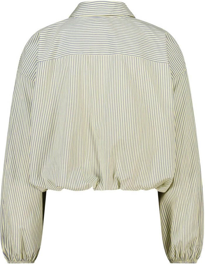 America Today gestreepte blouse lichtgeel - Foto 2