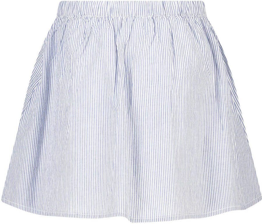 America Today gestreepte korte rok blauw - Foto 2