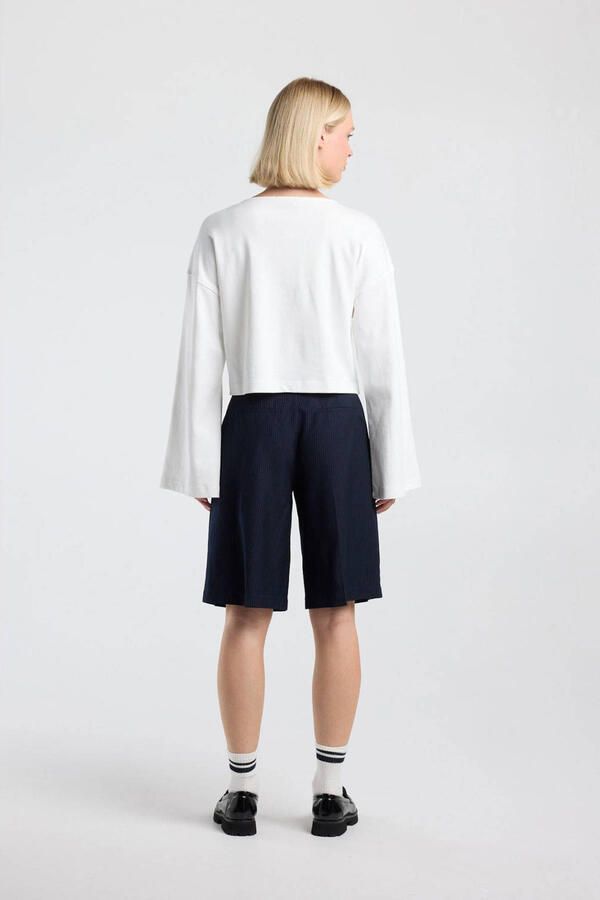 America Today gestreepte longsleeve ecru - Foto 2