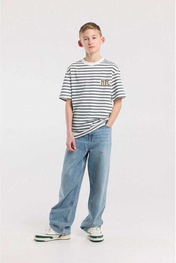 America Today gestreepte T-shirt wit - Foto 2