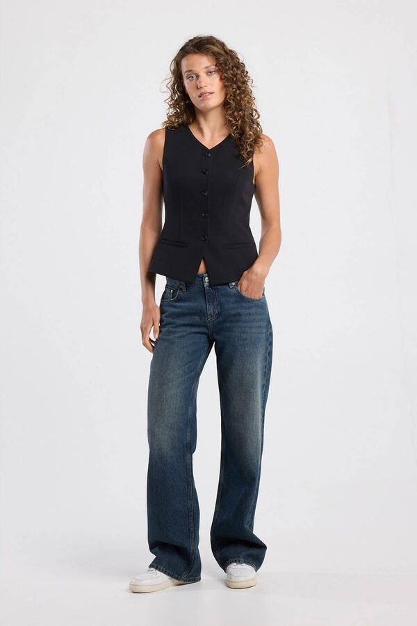 America Today gilet zwart