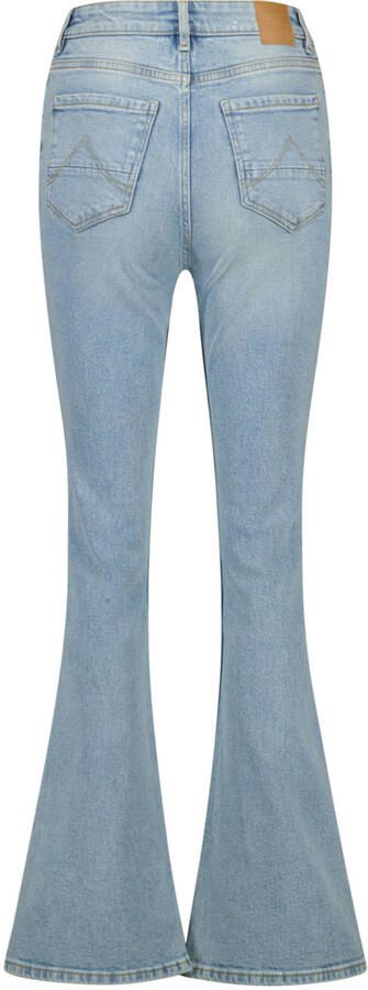 America Today high waist flared jeans light blue denim