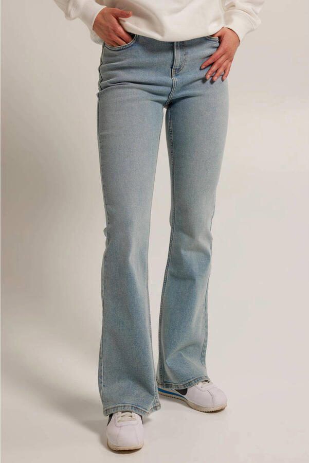 America Today high waist flared jeans light blue denim - Foto 3