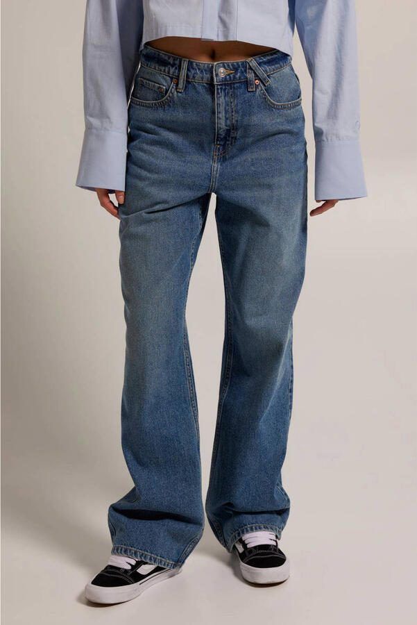 America Today high waist straight leg jeans Irvine dark blue denim - Foto 2
