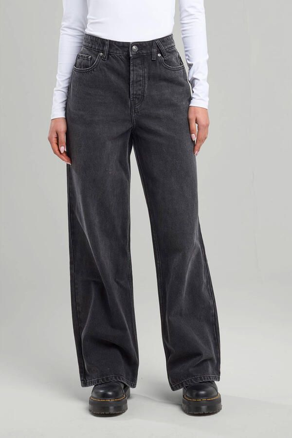 America Today high waist wide leg jeans Olivia black denim - Foto 2