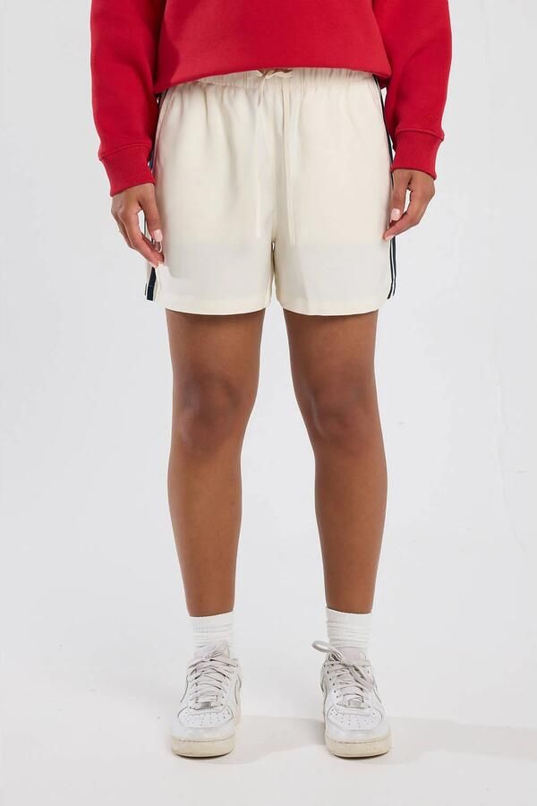 America Today high waist casual short ecru