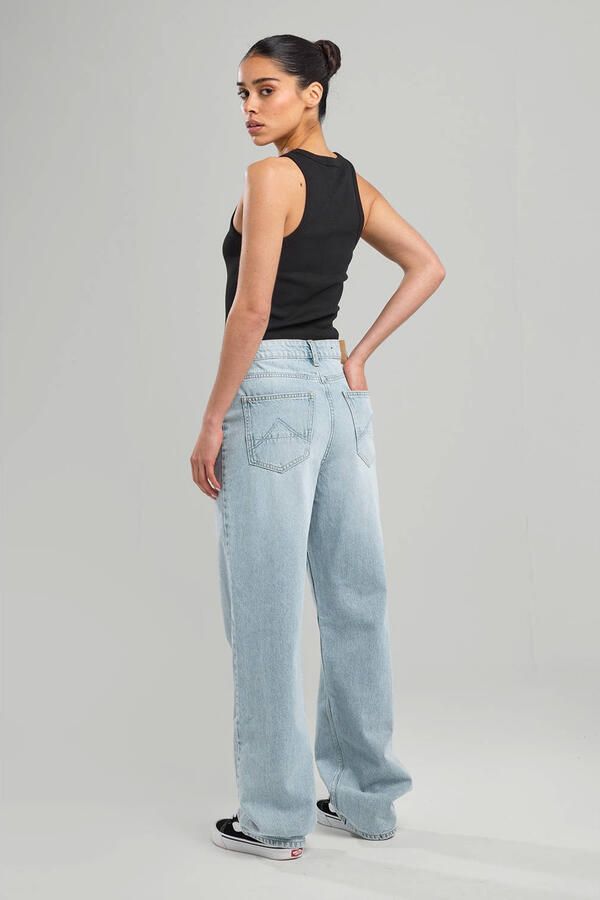 America Today straight jeans high waist light blue - Foto 2