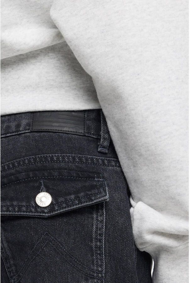 America Today high waist loose fit jeans baggy jeans black denim - Foto 2