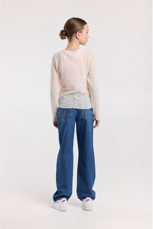 America Today high waist loose fit jeans dark blue denim - Foto 2