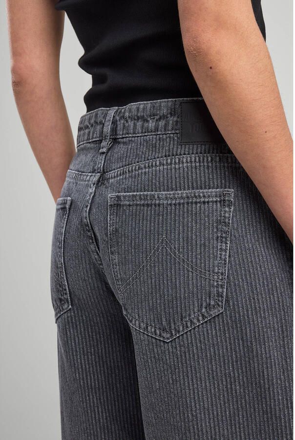 America Today high waist wide leg jeans grey denim