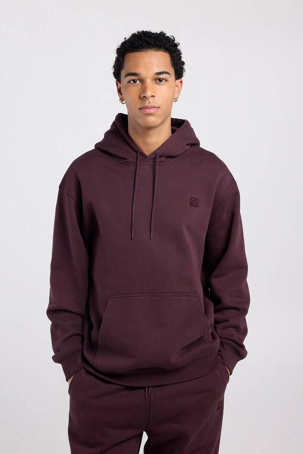 America Today hoodie bordeaux