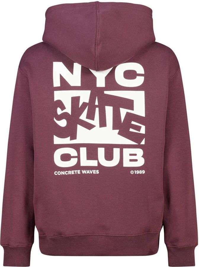 America Today hoodie met backprint donkerrood - Foto 2
