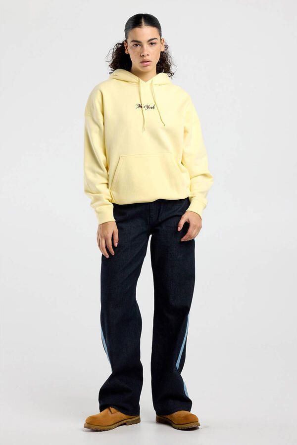 America Today hoodie met backprint geel - Foto 2
