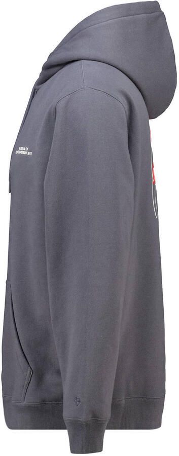 America Today hoodie met backprint grijs - Foto 3