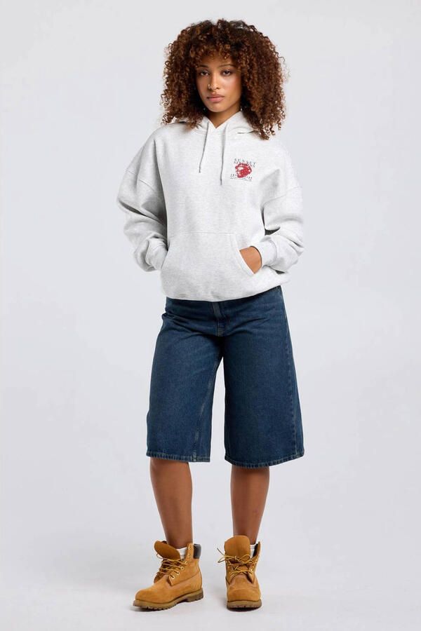 America Today hoodie met backprint grijs - Foto 3