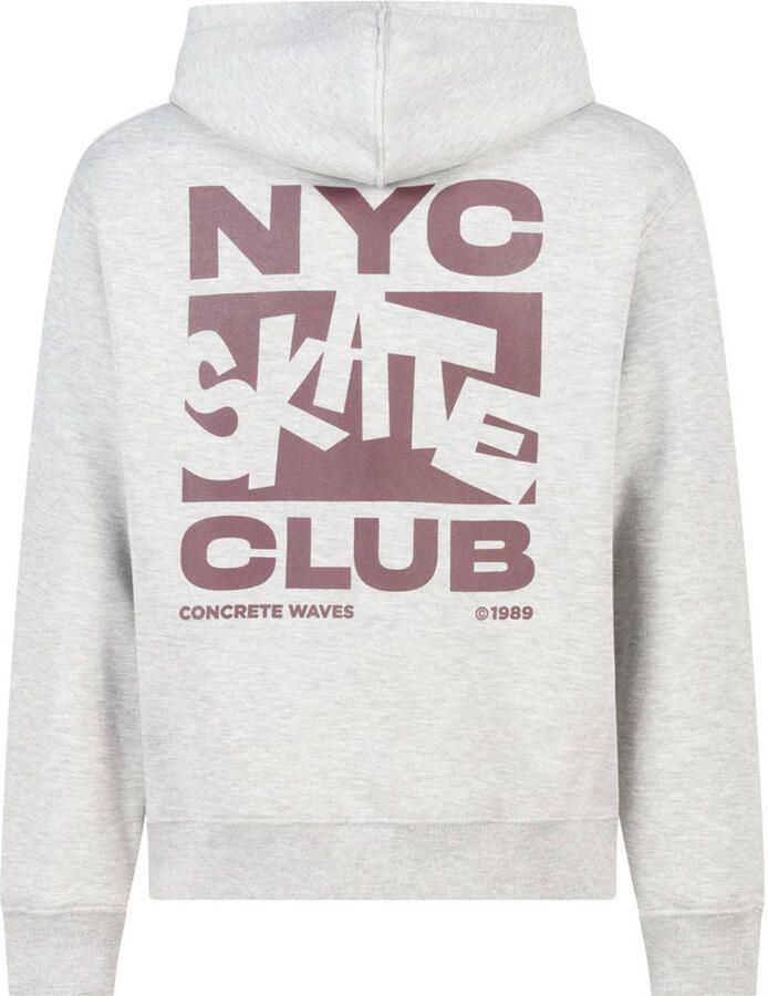 America Today hoodie met backprint grijs - Foto 2