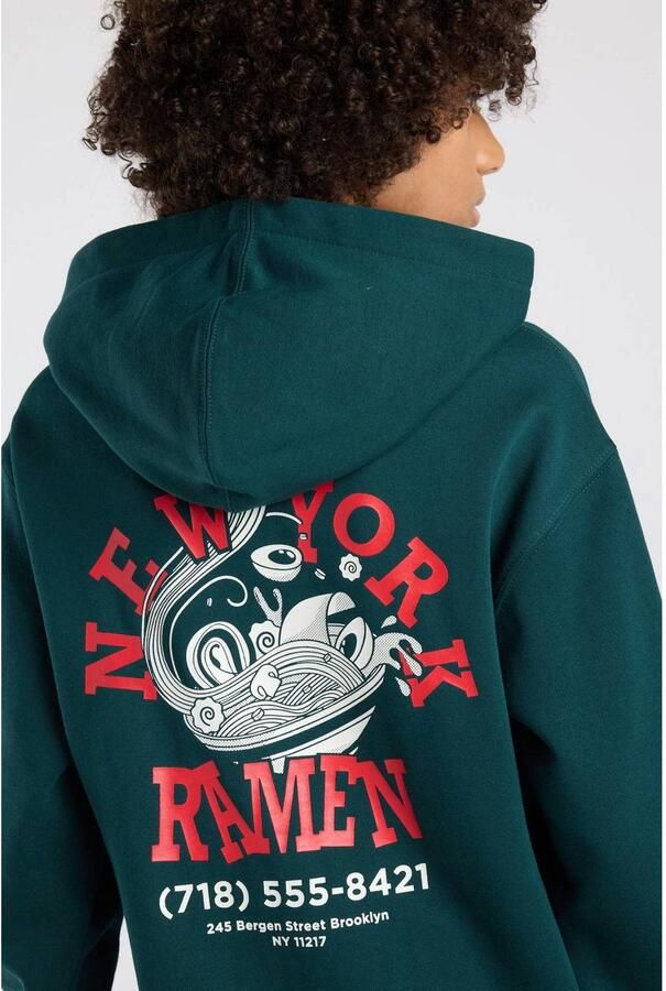 America Today hoodie met backprint groen rood Sweater Backprint - Foto 2