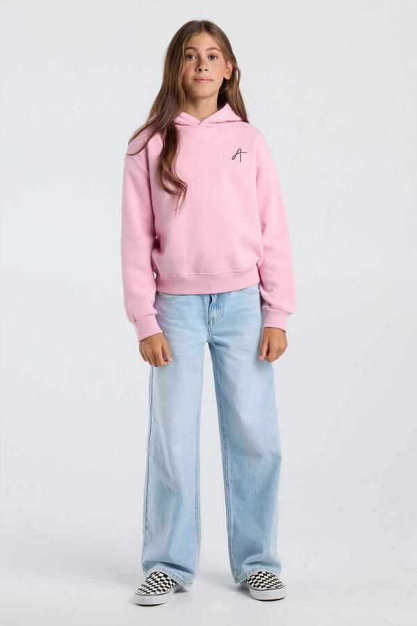America Today hoodie met backprint lichtroze - Foto 3