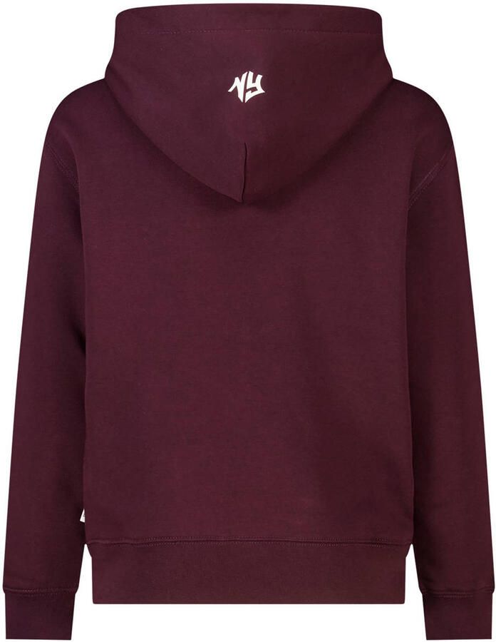 America Today hoodie met tekst bordeauxrood - Foto 2