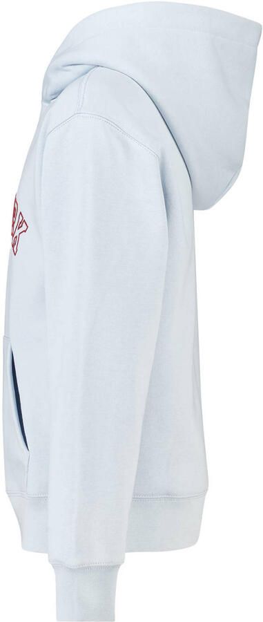 America Today hoodie met tekst lichtblauw - Foto 3
