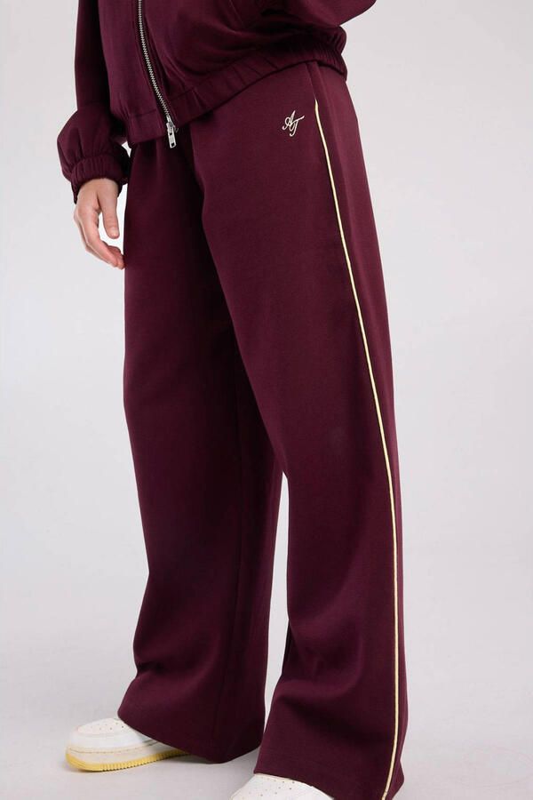 America Today joggingbroek bordeauxrood - Foto 2