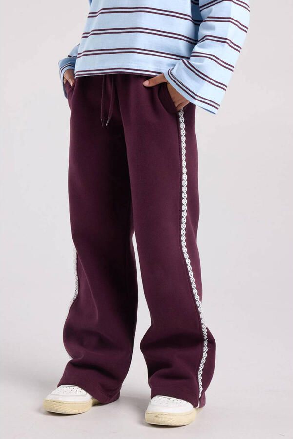 America Today joggingbroek bordeauxrood