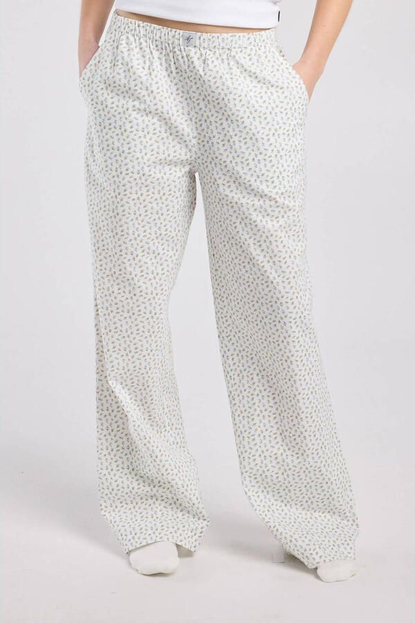 America Today katoenen pyjamabroek wit